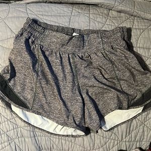 Lululemon Grey Hotty Hot 4” High Rise(size: 8 tall)
